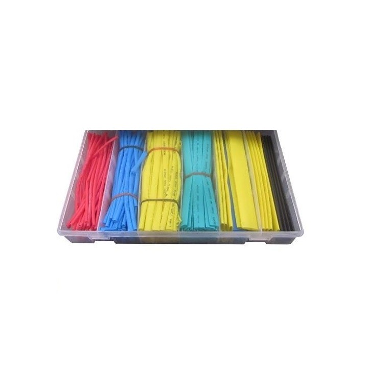 Assortiment krimpkousen gekleurd 235 stuks