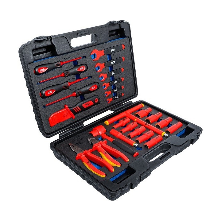Ring/ratel steeksleutel set 7-delig metrisch
