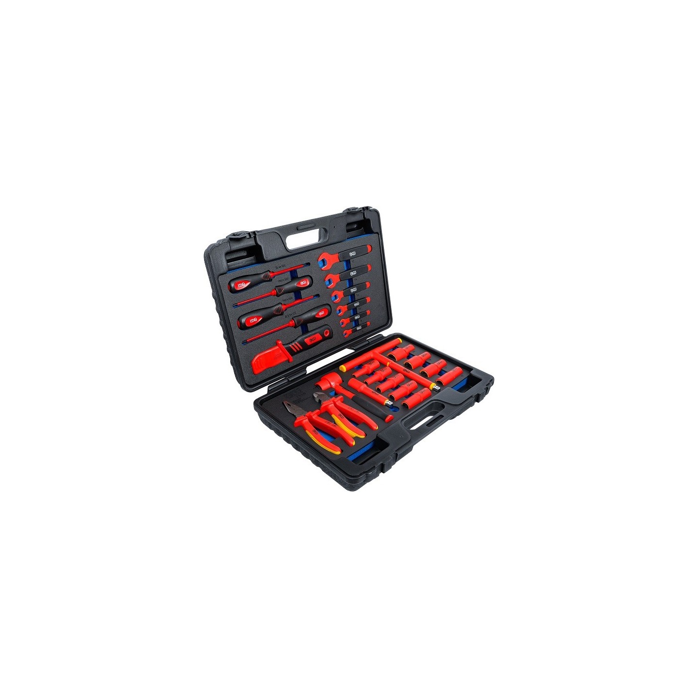 Ring/ratel steeksleutel set 7-delig metrisch