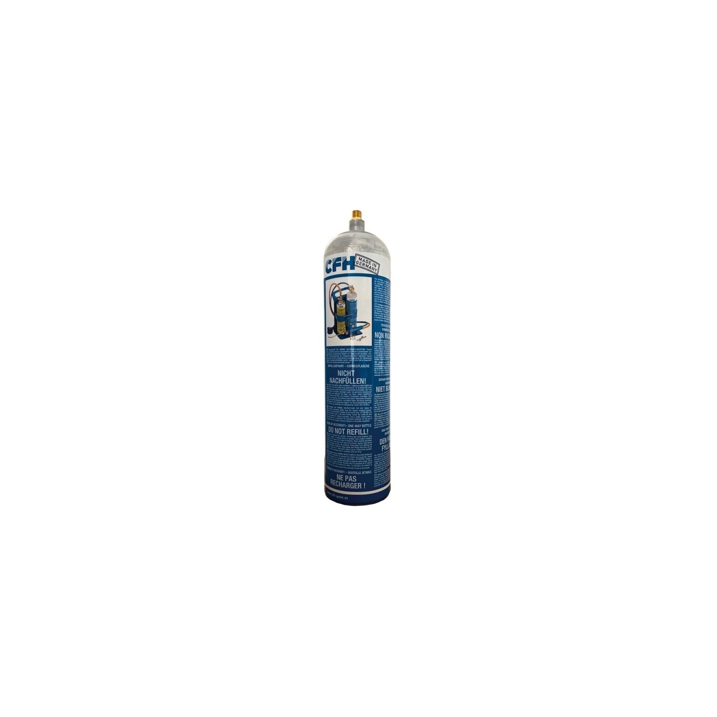 Gasbus zuurstof 1 liter CFH