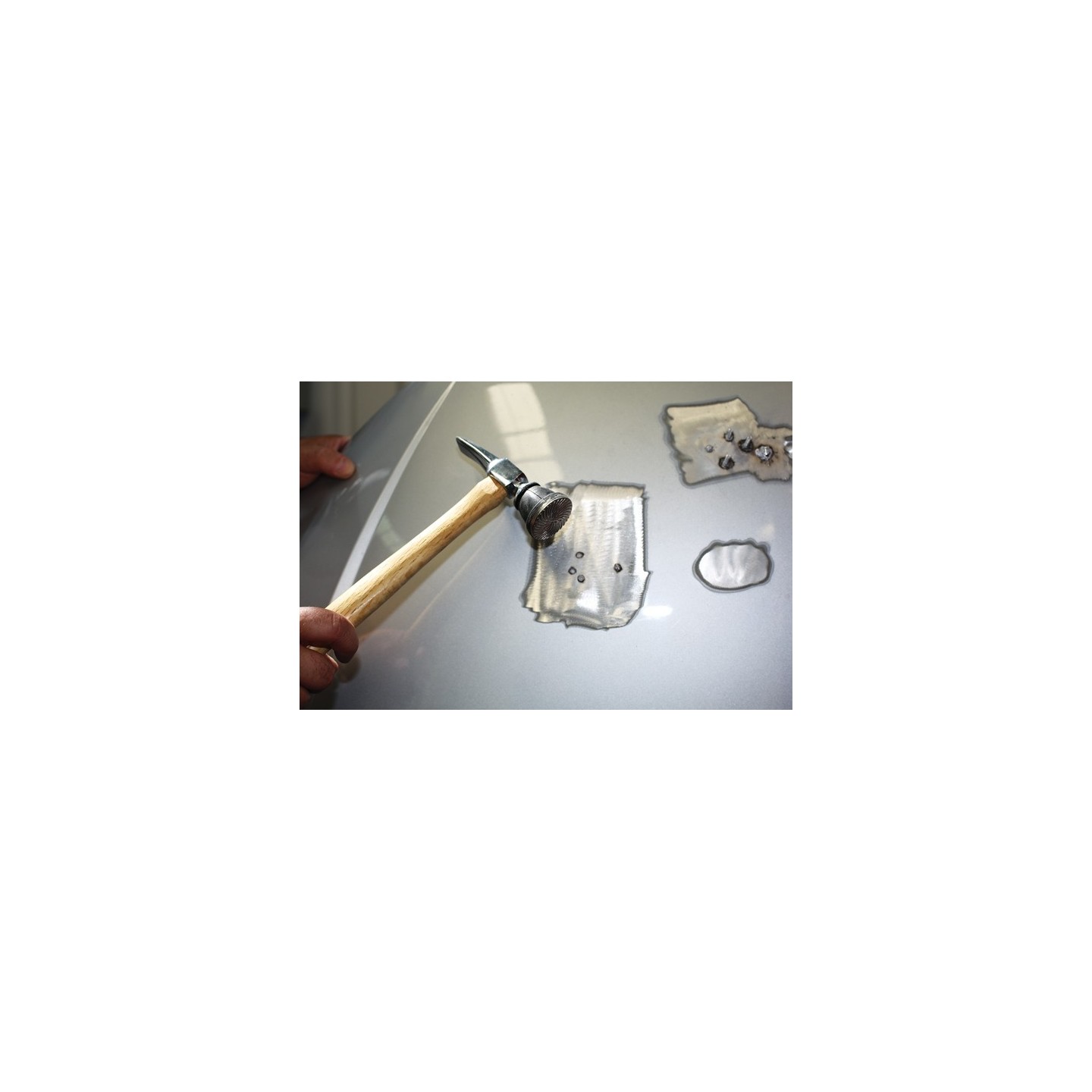 Krimphamer met draaikop Power-Tec