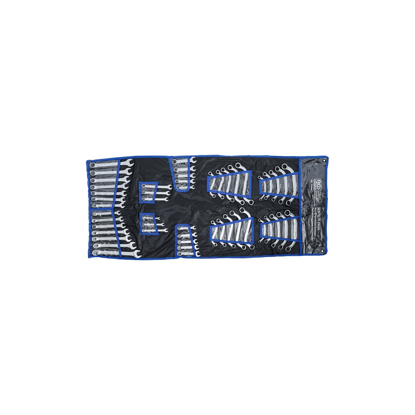 Ring/steeksleutel set 12-delig INCH maten