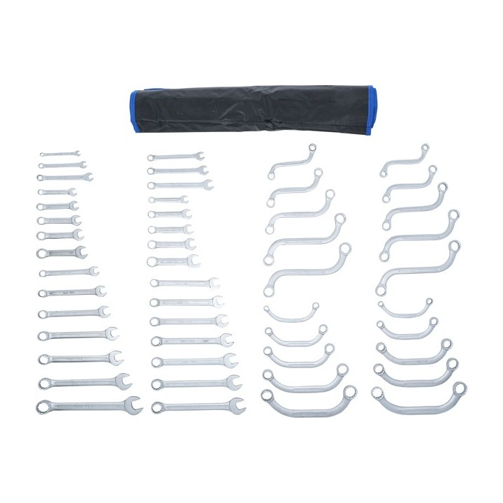 Steek-/ringsleutelassortiment Inch / Metrisch | 50-dlg BGS 32500