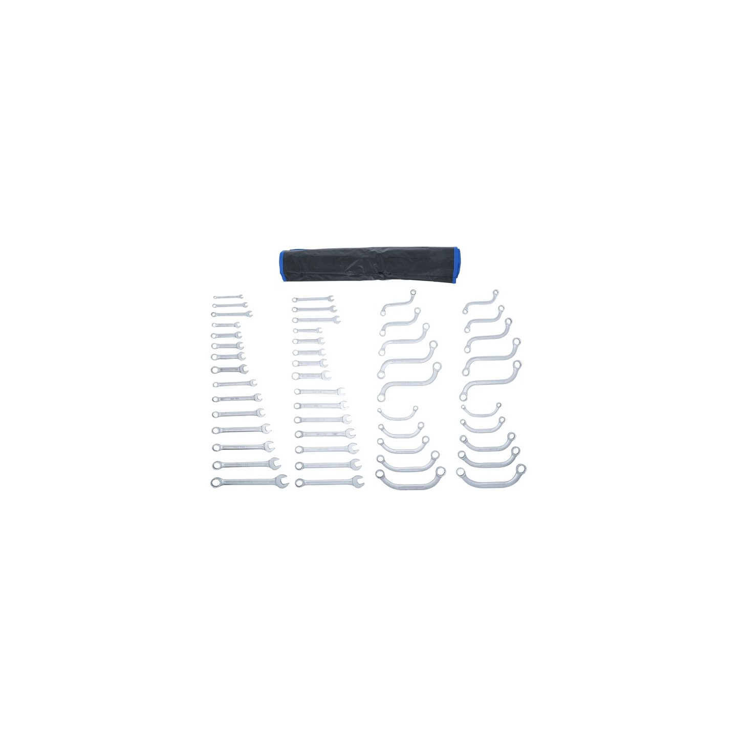 Steek-/ringsleutelassortiment Inch / Metrisch | 50-dlg BGS 32500