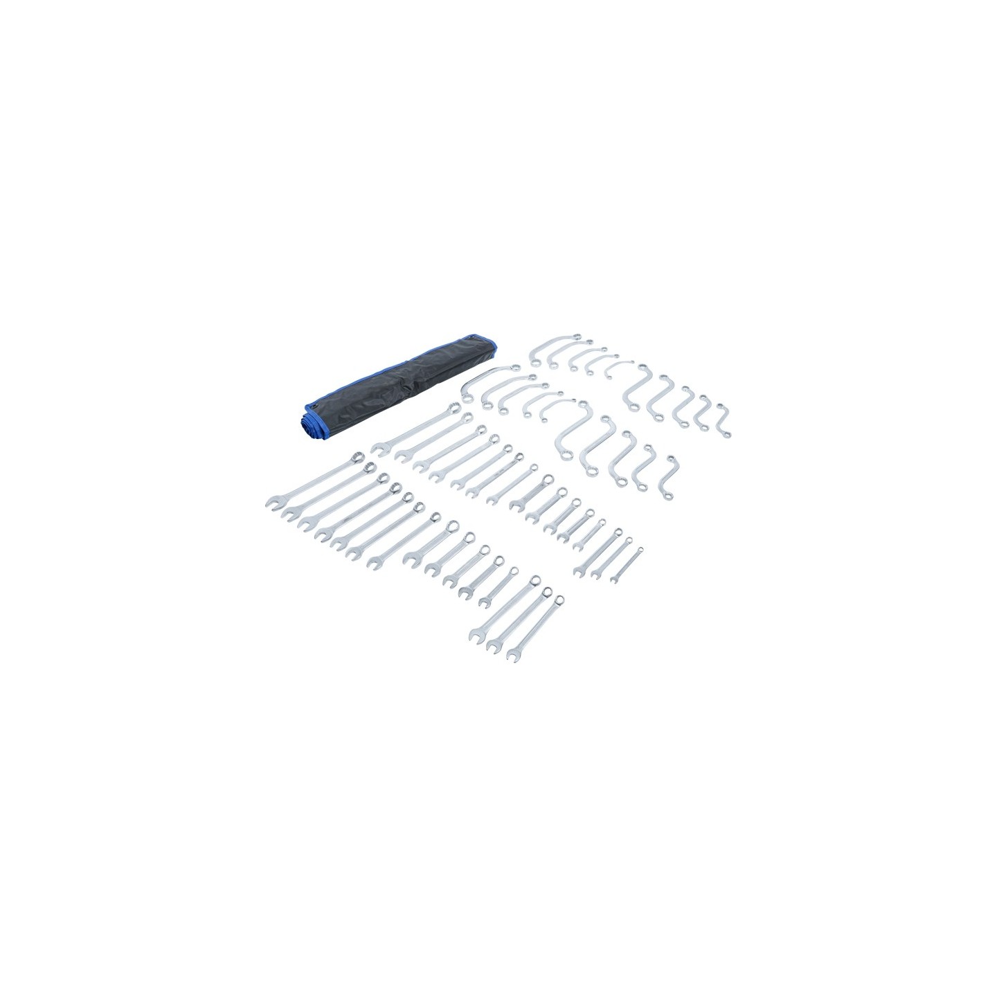 Steek-/ringsleutelassortiment Inch / Metrisch | 50-dlg BGS 32500