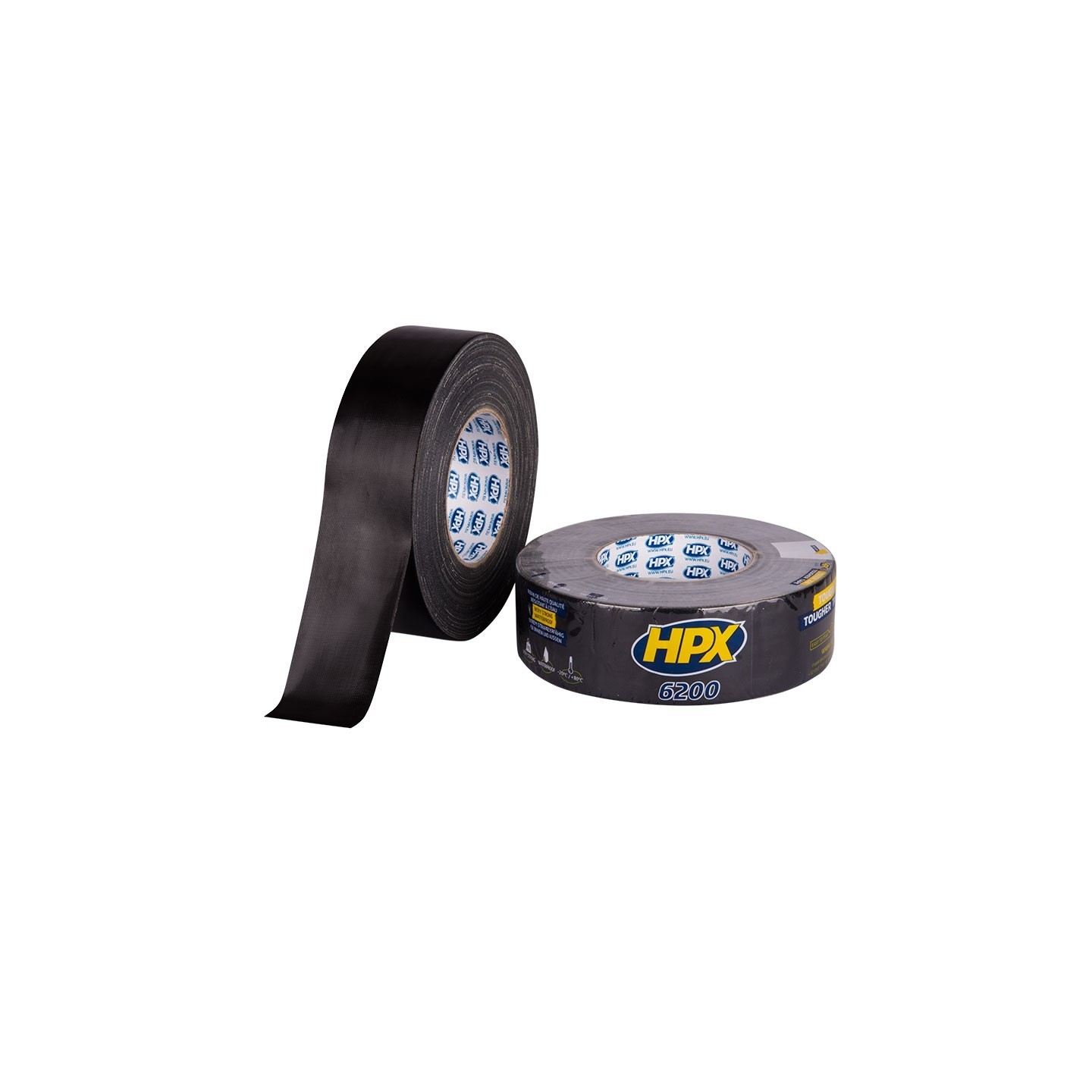 Ducttape, Gaffa tape, Power tape 50mm x 50 mtr zwart