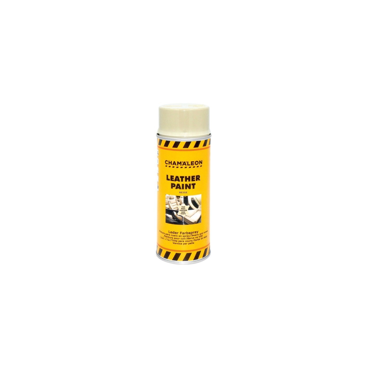 Leerverf beige / tan spuitbus 400 ml - Chamäleon