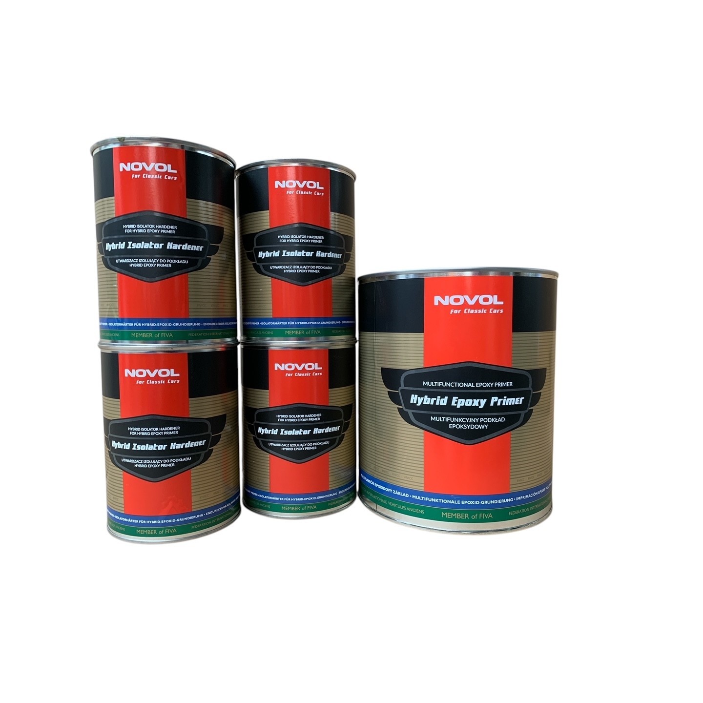 Hybrid epoxy isolator primer set 5.6 liter - NOVOL