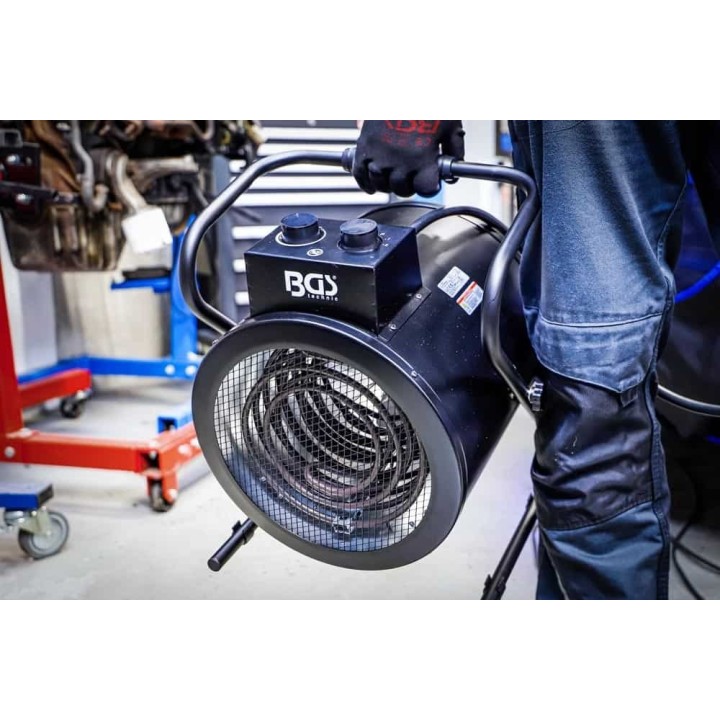Heteluchtverwarmer elektrisch 9 kW - heater - kachel