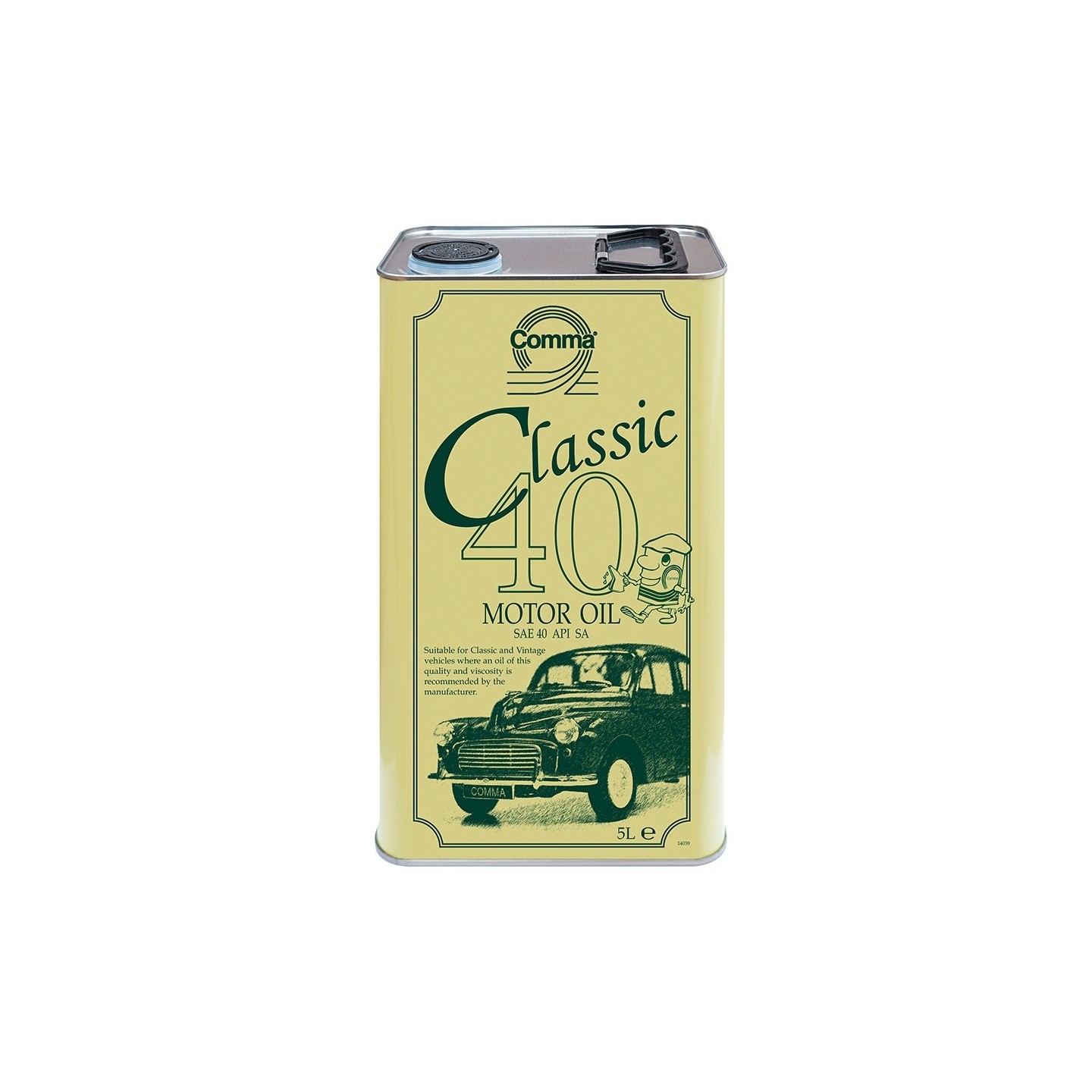 Comma Classic Motor Oil 40 / 20W-50 voor hoge buitentemperatuur 5ltr