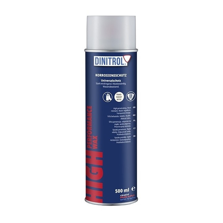 DINITROL High Performance Wax - Corrosiewerende coating - spuitbus 500 ml