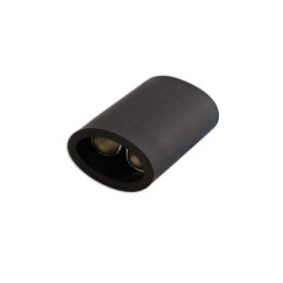 Linnen tape voor kabelbescherming, zwart 19mm x 25M