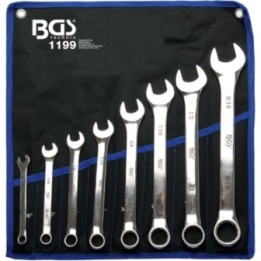 Ring/steeksleutel set 12-delig INCH maten