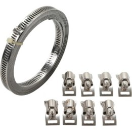 Assortiment Slangklemmen met schroevendraaier 50 delig