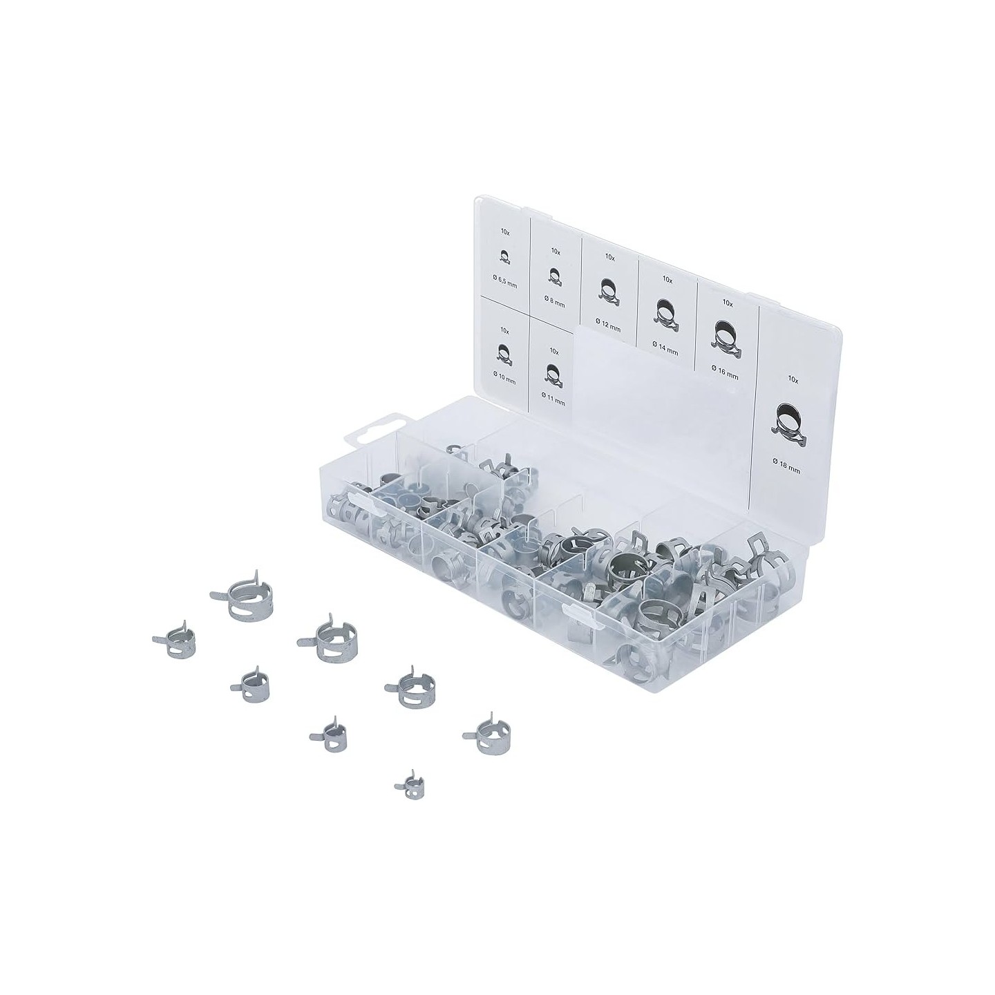 Assortiment Vleugelmoeren 150 delig