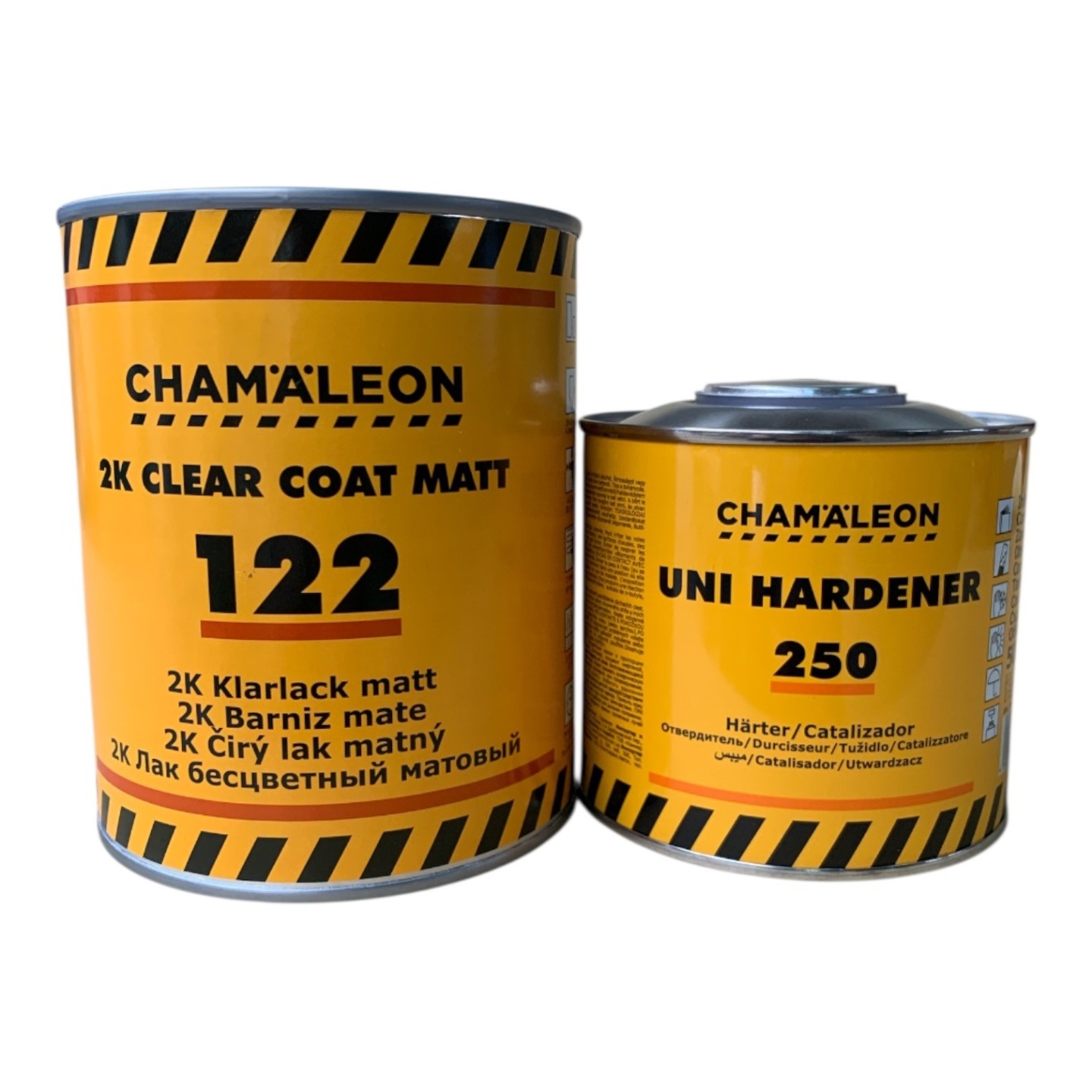 2K MS Matte Blanke lak 122 - Set 1,5 liter Chamäleon
