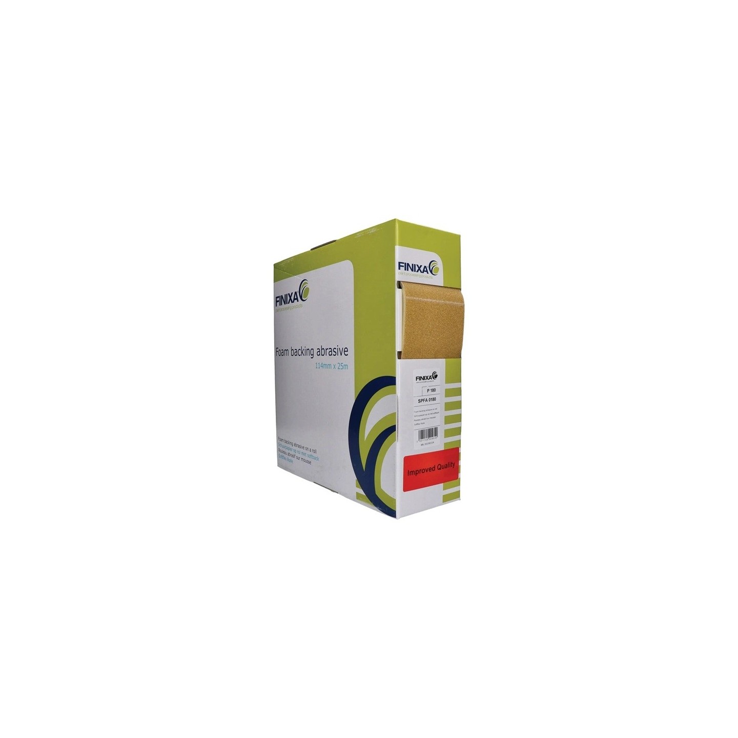 Schuurpapier op rol met Softback 114mm x 25m - Finixa