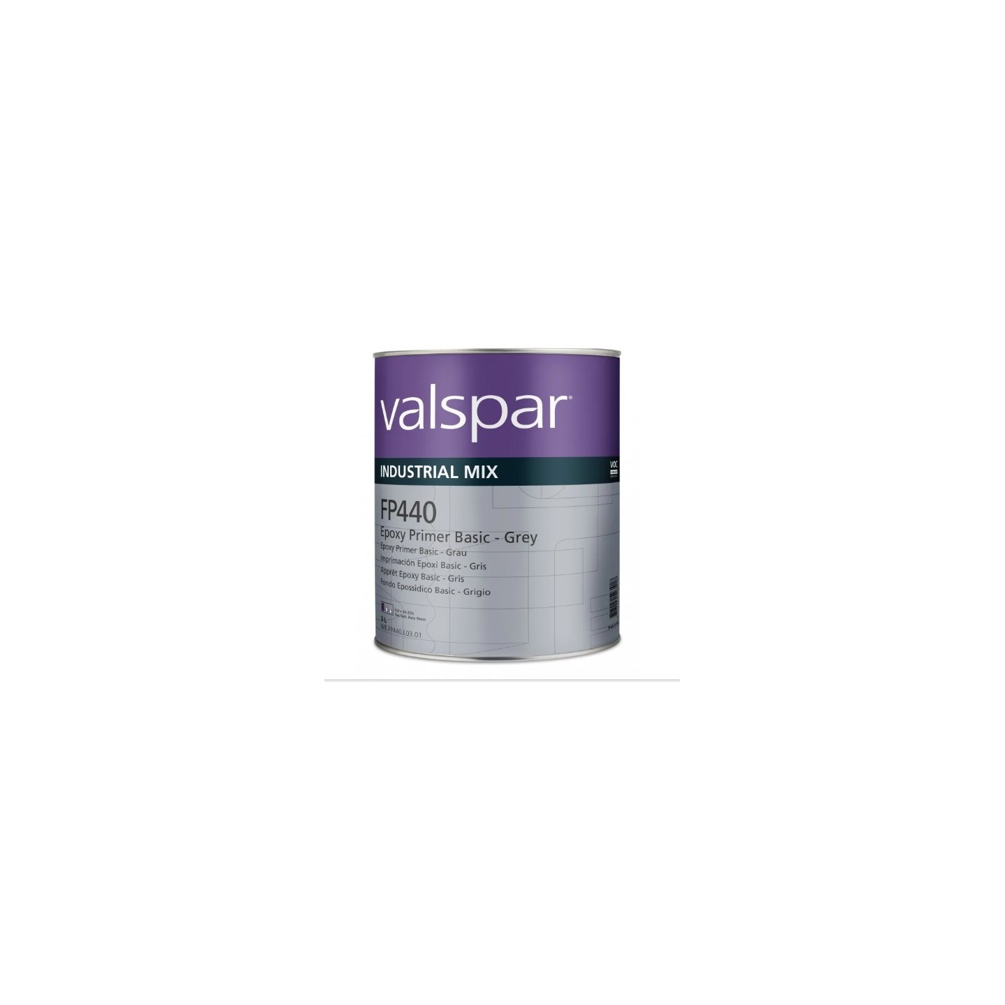 FP440 Epoxy Primer Basic - Grey - 3 Liter Valspar VIM