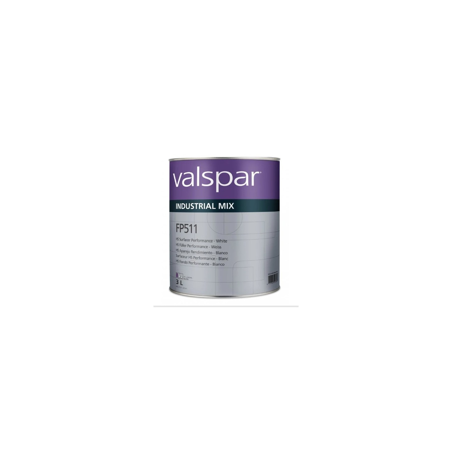 FP511 HS Surfacer Performance - White - 3 Liter Valspar VIM
