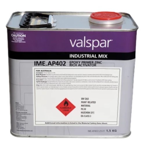 Epoxy primer zinc rich activator AP402 - 1.5KG Valspar VIM