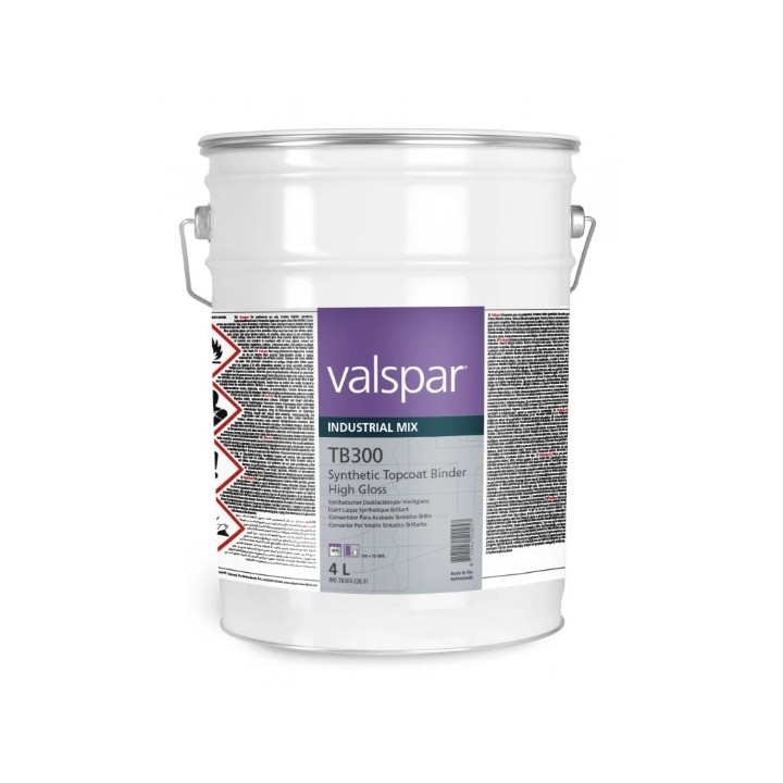 4L Synthetic Topcoat binder Performance high gloss TB300 Valspar VIM