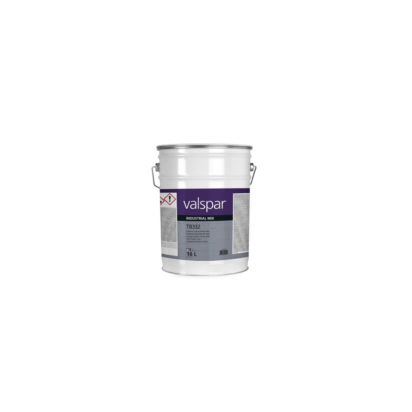 16L TB332 Synthetic Topcoat binder Matt Valspar VIM