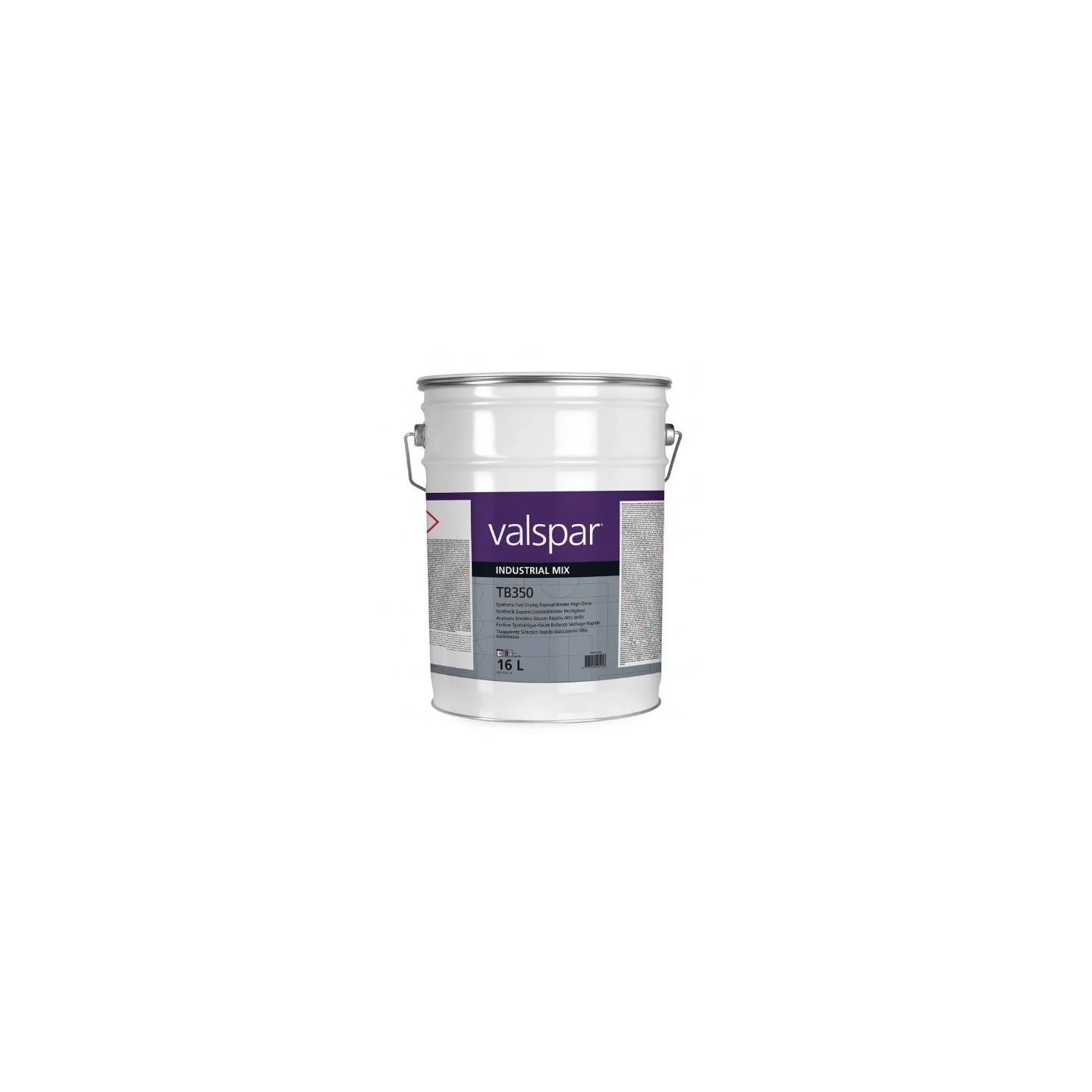 16L TB350 Synthetic fast drying Topcoat binder high gloss Valspar VIM
