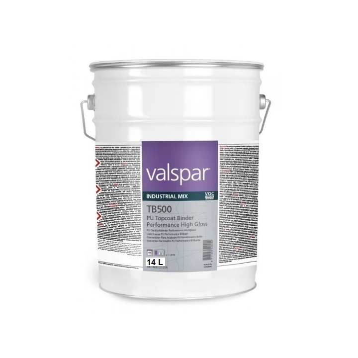 14L TB500 PU Topcoat binder Performance high gloss Valspar VIM