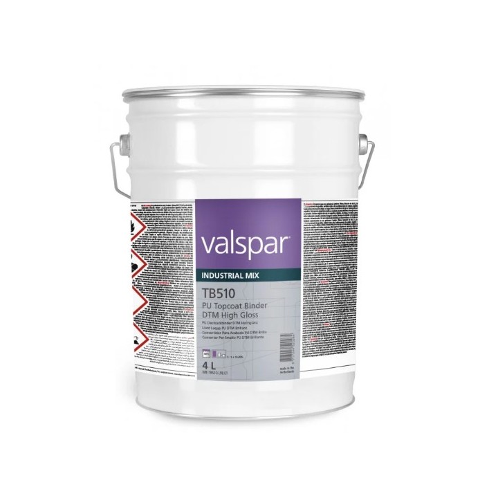4L TB510 PU Topcoat binder DTM high gloss Valspar VIM