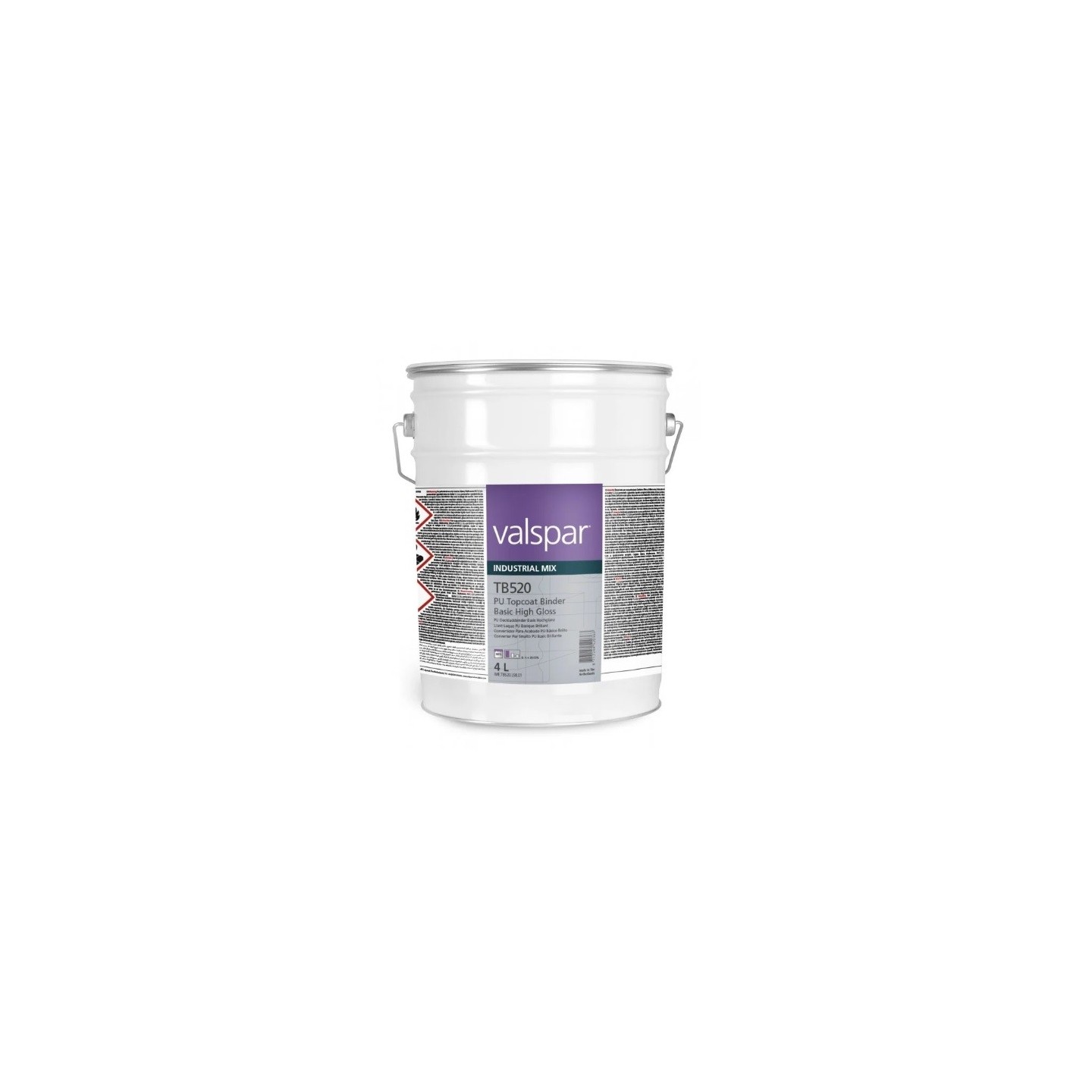 4L TB520 PU Topcoat binder high gloss Valspar VIM