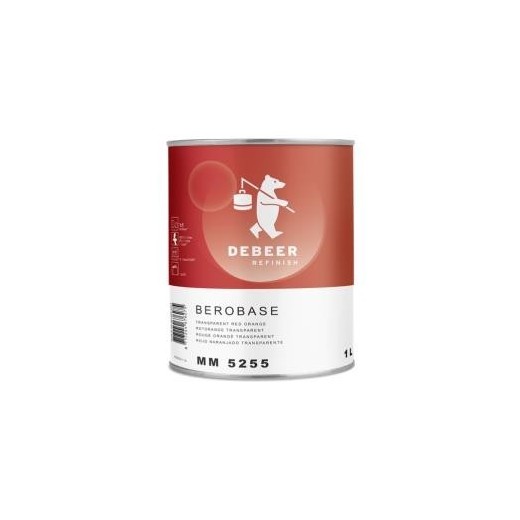 MM5255 Transparent Red Orange 1 Liter Mengkleur BeroBase 500 Series