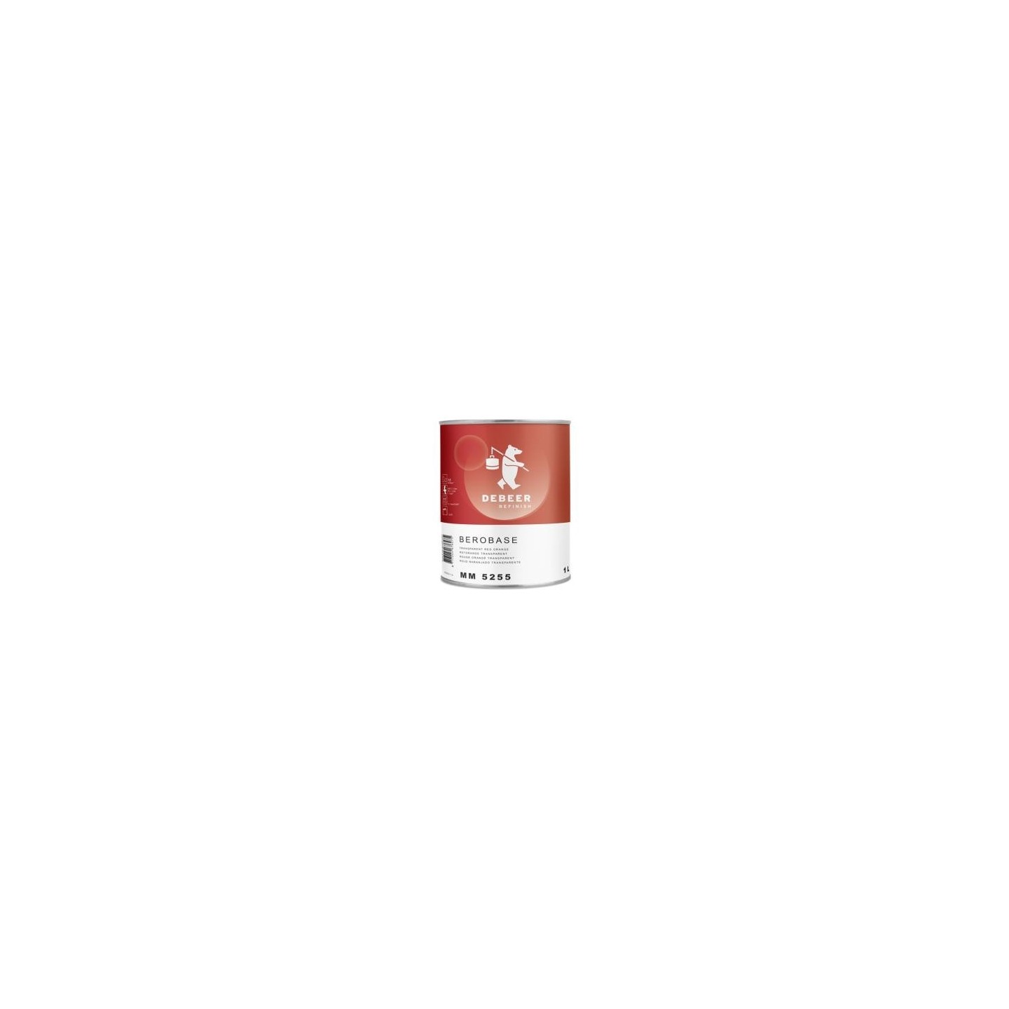 MM5255 Transparent Red Orange 1 Liter Mengkleur BeroBase 500 Series