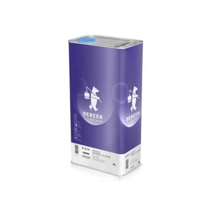 HS420 Speed Clear - 5 liter - HS Blanke lak 8-514 De Beer