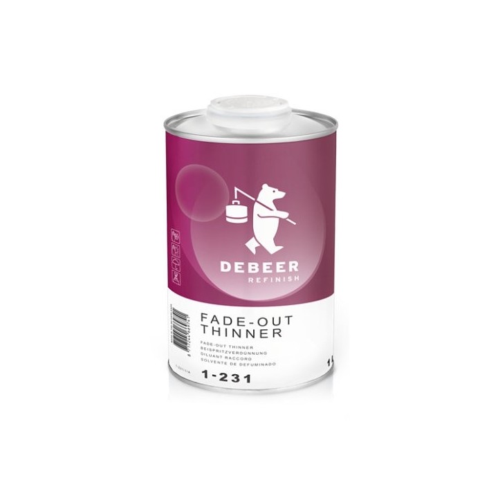 1-231 Fade-Out Thinner Debeer 1 Liter