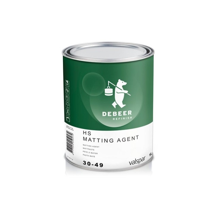 2K HS Matting Agent 1 Liter - 30-49 De Beer