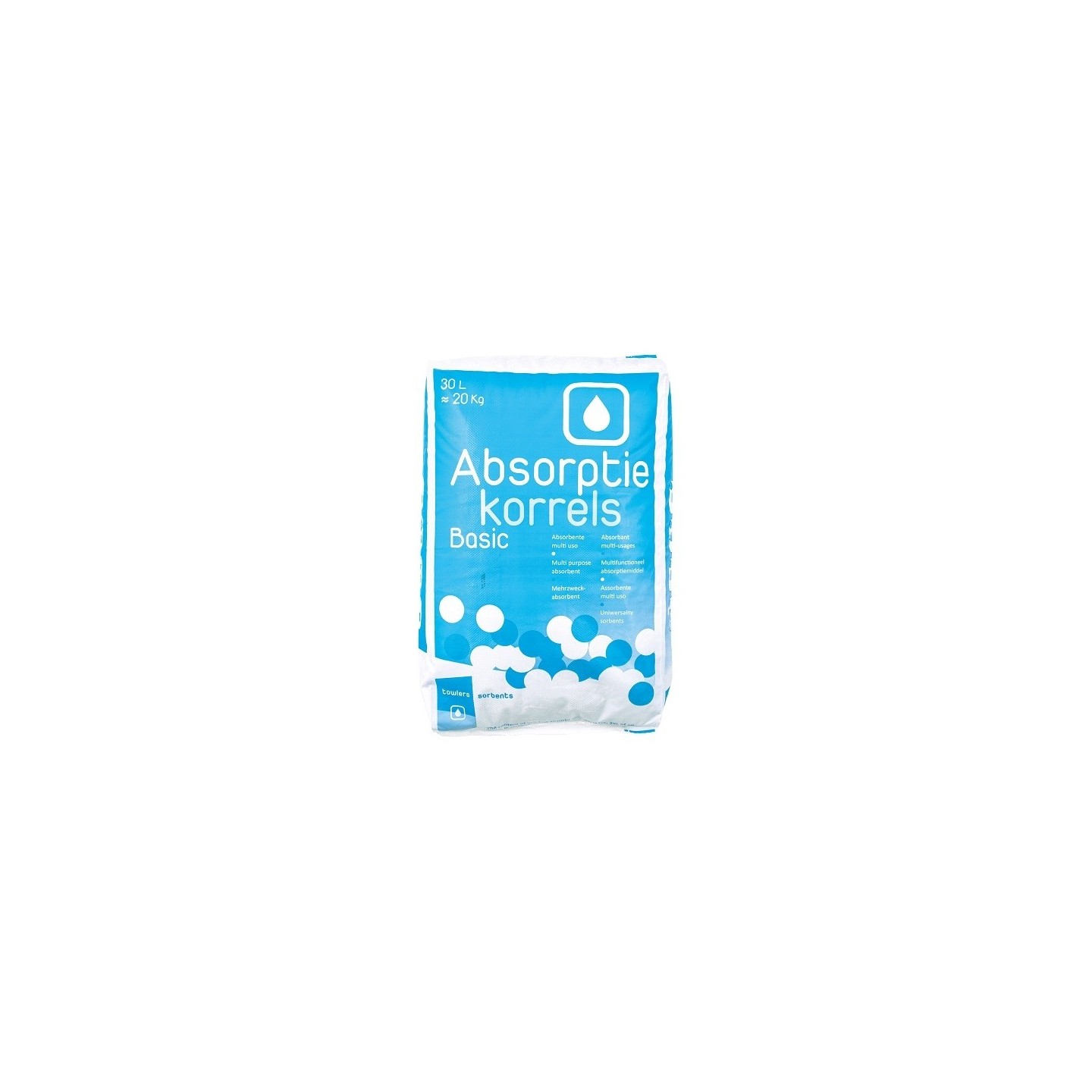 Poetspapier blauw - dubbel laags 1 rol