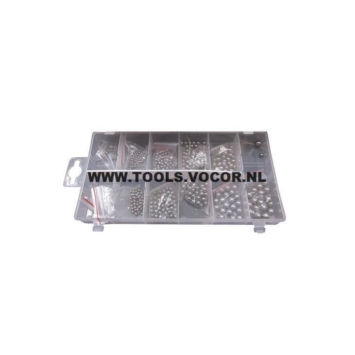 Assortiment stalen kogels 470 delig
