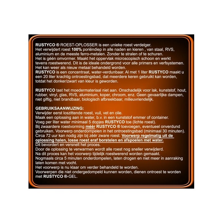 Rustyco Concentraat 1000 ml