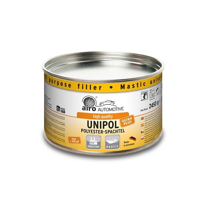 Airo Unipol Polyester plamuur blik 2,5 kg