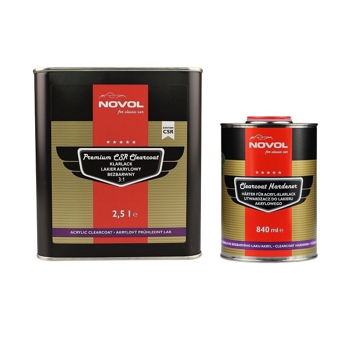 Premium CSR Acryl blanke lak 3:1 - 2,5 liter -  NOVOL