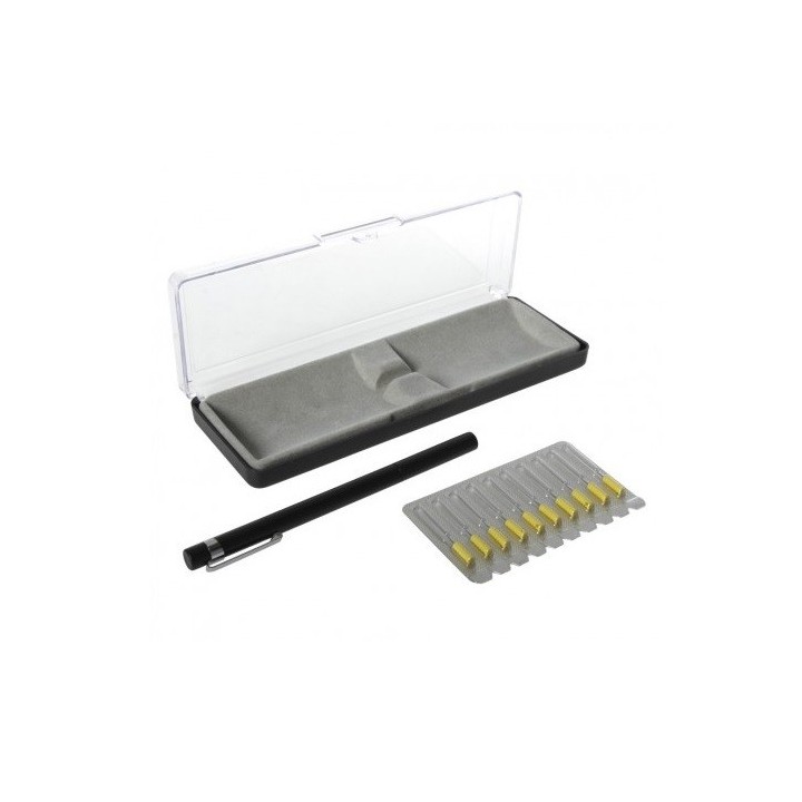 Stofnaaldenset 10 stuks met houder