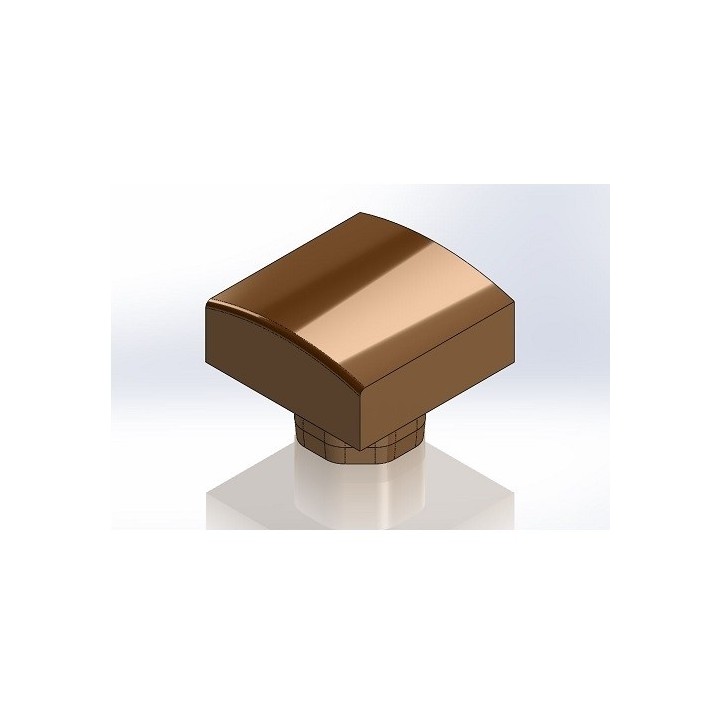 Square straight die radius 50