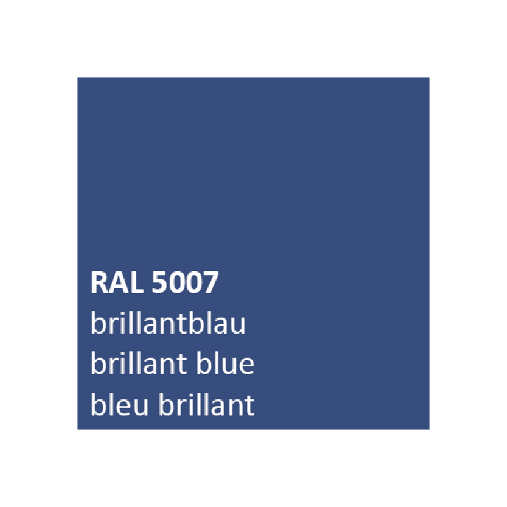 Blauw RAL 5007 zijdeglans 500 gram