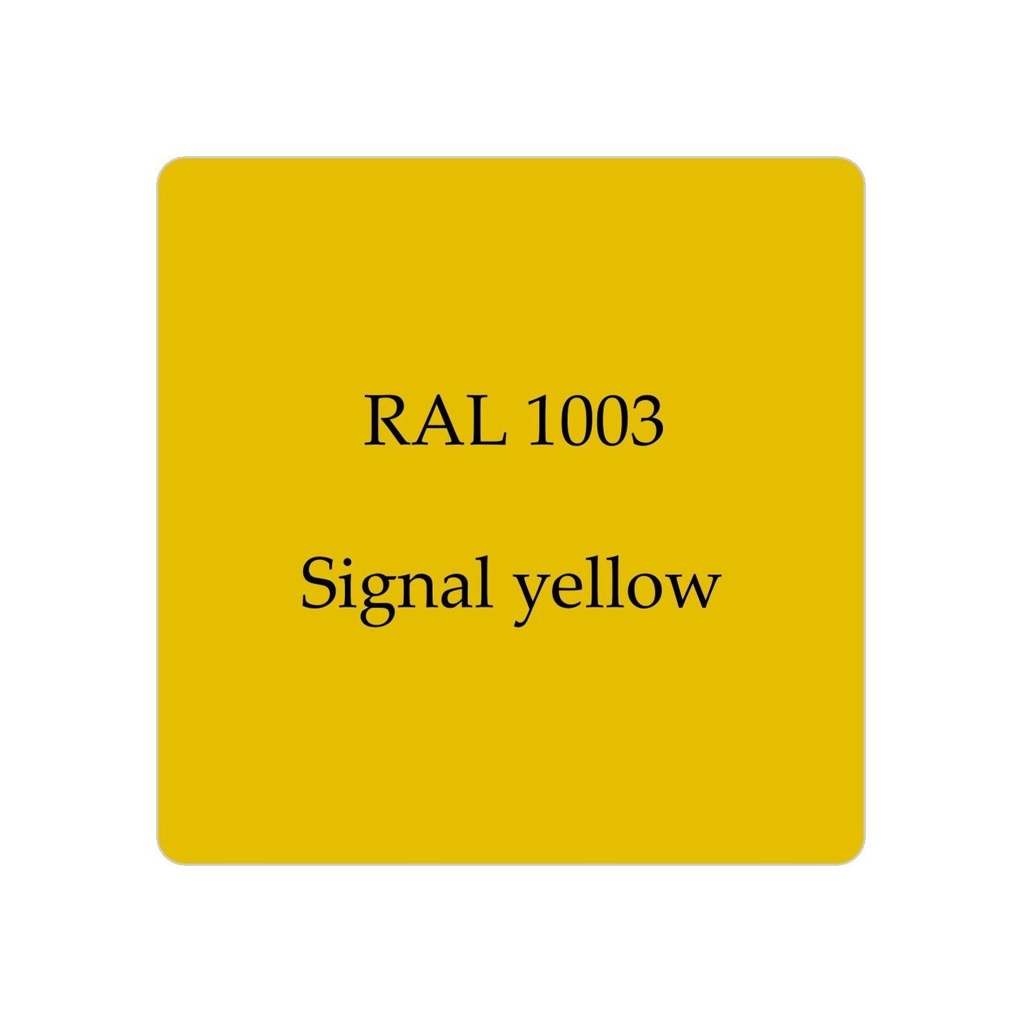 Geel RAL1003 glans - 500 gram