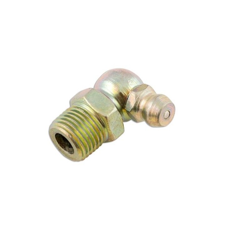 Smeernippel 90° 1/4 BSP