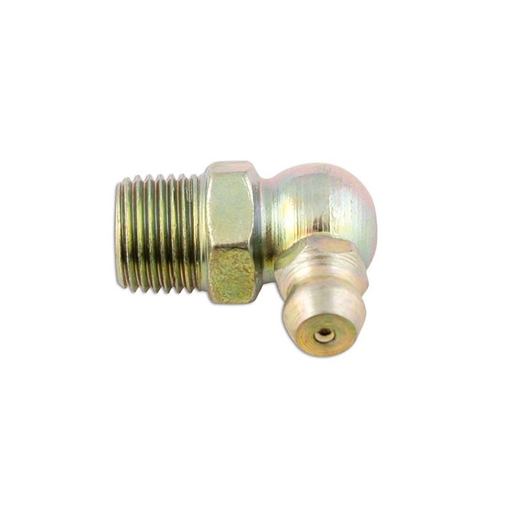 Smeernippel 90° 1/4 BSP