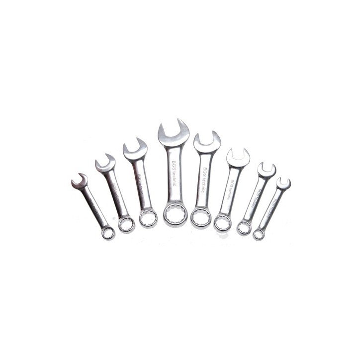 STUBBY ring/steeksleutelset 8-delig INCH MATEN