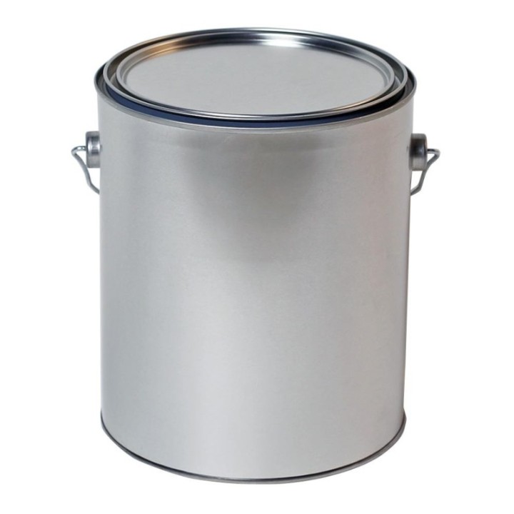 Verfblik leeg - 2,5 liter incl. deksel