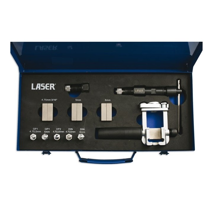 Remleiding fels set hydraulisch LUXE werken aan de auto.