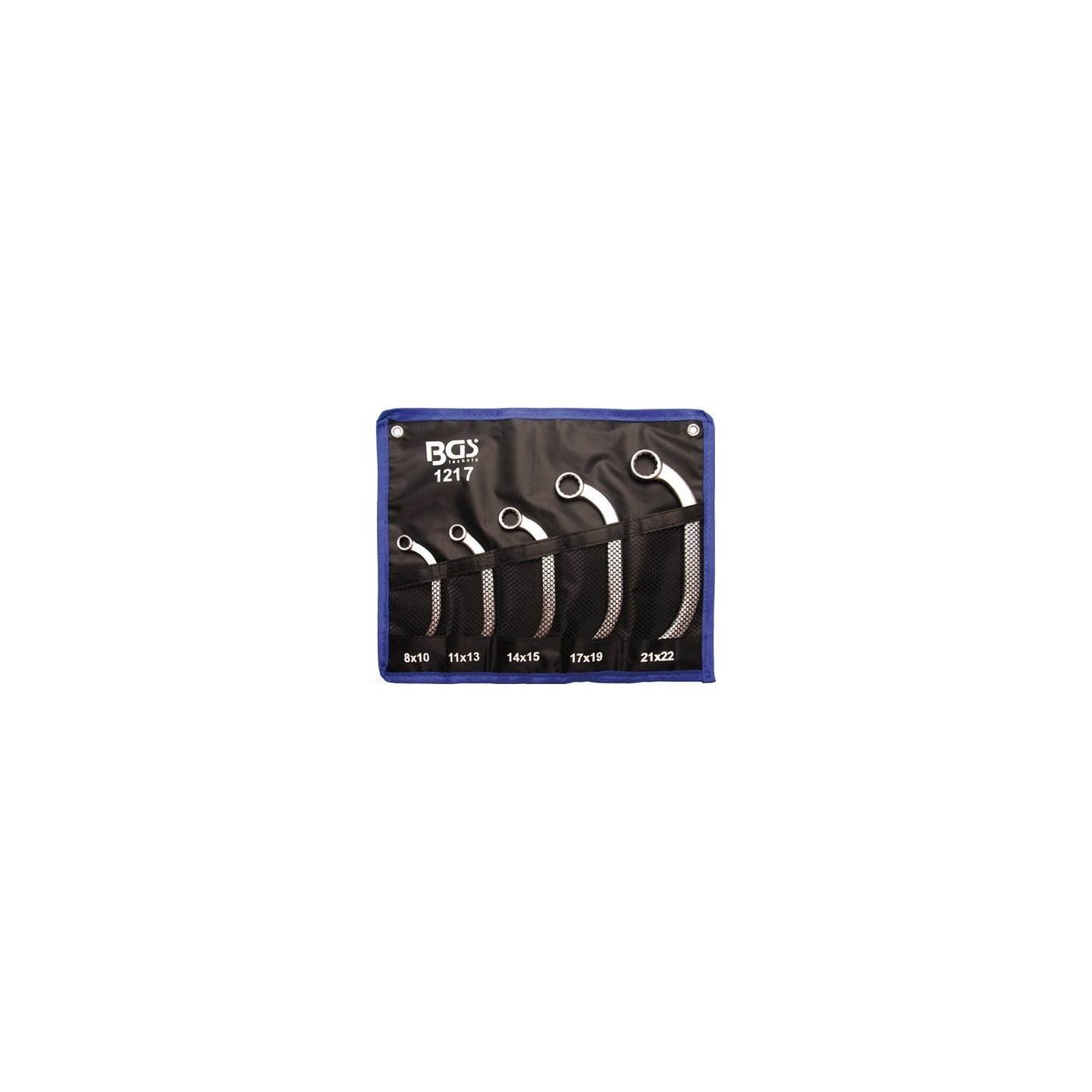 Startmotor sleutelset, metrisch, 5 delig U vormig